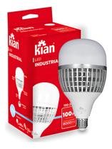 Lâmpada Led Industrial 100w Bivolt 6500k E27 e E40 Kian Branco Frio