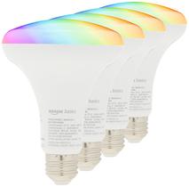 Lâmpada LED inteligente Amazon Basics BR30 9W 800LM, pacote com 4