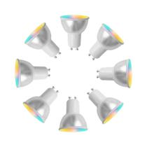 Lâmpada LED Inteligente GU10 Zigbee RGBCW Regulável Controle Por Voz Tuya Alexa Google Home 110-240V