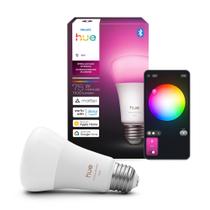 Lâmpada LED inteligente Philips Hue A19 White Color E26 10,5 W