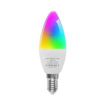 Lâmpada LED Inteligente Tuya WiFi Zigbee Bluetooth Regulável GU10 E27 E14 2700-6500K RGBCW Alexa