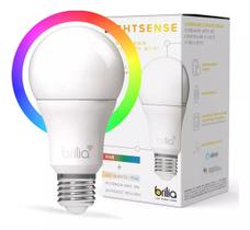 Lâmpada LED Inteligente Wi-fi Bulbo 9W RGBW - Brilia