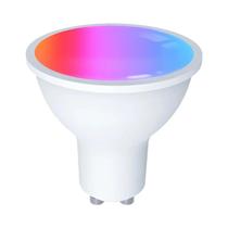 Lâmpada LED Inteligente WiFi Regulável RGB GU10 Controle De Voz Alexa Google Home MOES Tuya Matter