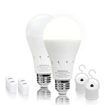 Lâmpada LED JackOnLux Recarregável de Emergência 9W 800LM 5000K 2Pk