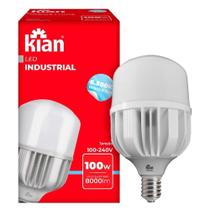 Lâmpada Led Kian Industrial Bulbo T 100W E40 6,5K Lâmpada Led Kian Industrial Bulbo T 100W E40 6,5K