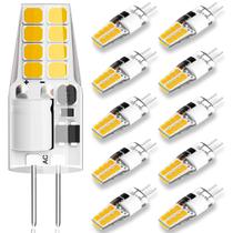 Lâmpada LED Lacnooe G4 3W 12V branca quente 3000K (pacote com 10)
