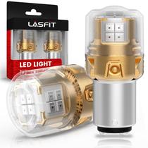 Lâmpada LED LASFIT L2 1157, luz de freio vermelha, luzes traseiras, 2 unidades Lâmpada LED LASFIT L2 1157, luz de freio vermelha, luzes traseiras, 2 unidades