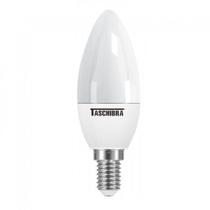 Lâmpada LED Leitosa Vela 3,1W TVL 25 Taschibra Luz Branca 6500K Luz Branca