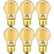 Lâmpada LED Leools A15 8W E26 2700K regulável 800LM, pacote com 6 Lâmpada LED Leools A15 8W E26 2700K regulável 800LM, pacote com 6
