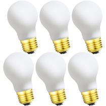 Lâmpada LED Leools Dimmable A15 6W 400lm 4000K E26 120V, pacote com 6