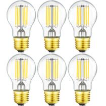 Lâmpada LED Leools Dimmable A15 8W (equivalente a 75 W) 4000 K 900 lm, pacote com 6 Lâmpada LED Leools Dimmable A15 8W (equivalente a 75 W) 4000 K 900 lm, pacote com 6