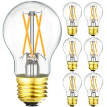 Lâmpada LED Leools Dimmable E26 6W 600LM 2700K A15 120V, pacote com 6 Lâmpada LED Leools Dimmable E26 6W 600LM 2700K A15 120V, pacote com 6