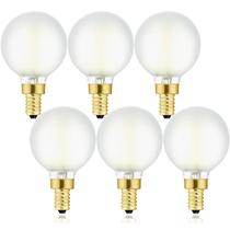 Lâmpada LED Leools Dimmable G16.5 E12 6W 3000K branca macia 600lm Lâmpada LED Leools Dimmable G16.5 E12 6W 3000K branca macia 600lm