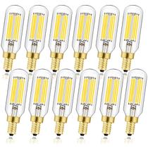 Lâmpada LED Leools Dimmable T6 6W 4000K 600lm E12, pacote com 12 Lâmpada LED Leools Dimmable T6 6W 4000K 600lm E12, pacote com 12