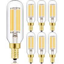 Lâmpada LED Leools E12 regulável de 6 W (equivalente a 60 W) 3000 K 600 LM, pacote com 6 Lâmpada LED Leools E12 regulável de 6 W (equivalente a 60 W) 3000 K 600 LM, pacote com 6