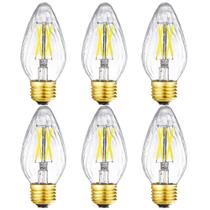 Lâmpada LED Leools E26 Edison 6W 4000K regulável 600lm 120V, pacote com 6