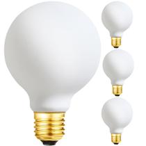 Lâmpada LED Leools G25/G80 6W 600LM regulável 2700K, pacote com 4 Lâmpada LED Leools G25/G80 6W 600LM regulável 2700K, pacote com 4