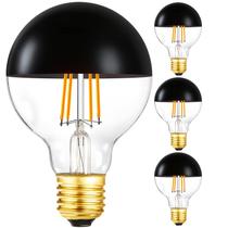 Lâmpada LED Leools Half Chrome 6W (equivalente a 60W) G80/G25