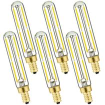 Lâmpada LED Leools regulável 6W 4000K 600LM E12 Candelabro, pacote com 6
