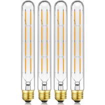 Lâmpada LED Leools T10 8W 2700K branca quente regulável, pacote com 4 Lâmpada LED Leools T10 8W 2700K branca quente regulável, pacote com 4