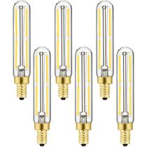 Lâmpada LED Leools T6 4W E12 400lm 4000K regulável, pacote com 6