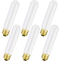 Lâmpada LED Leools TE26 T10 6W 13 cm E26 4000K 600LM, pacote com 6 Lâmpada LED Leools TE26 T10 6W 13 cm E26 4000K 600LM, pacote com 6