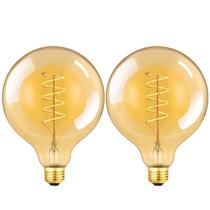 Lâmpada LED Leools Vintage G125 6W 500LM 2200K E26 regulável Lâmpada LED Leools Vintage G125 6W 500LM 2200K E26 regulável