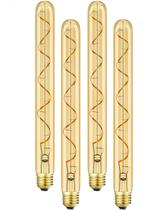 Lâmpada LED Leools Vintage Spiral Filament T10 30cm 6W 2200K