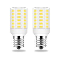 Lâmpada LED LFLAMPON E17 6W 5000K para geladeira Kenmore, pacote com 2 Lâmpada LED LFLAMPON E17 6W 5000K para geladeira Kenmore, pacote com 2