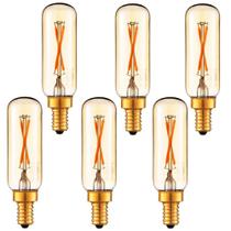 Lâmpada LED LiteHistory T6 2W (25W) Candelabro E12 2200K 120 lm, pacote com 6