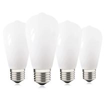 Lâmpada LED LUMILECT Dimmable Milky ST64 Edison 2W 3000K, pacote com 4