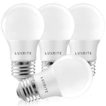 Lâmpada LED LUXRITE A15 7W 3000K (branca macia) 600lm E26, pacote com 4