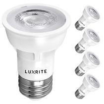Lâmpada LED LUXRITE PAR16 5,5 W (equivalente a 50 W) 2700 K 450 lm, pacote com 4