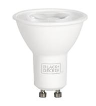 Lâmpada LED Luz Amarela Dicroica 3,5W Black+Decker 10 pçs