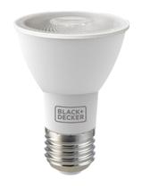 Lâmpada LED Luz Amarela PAR20 4.8W Black+Decker 10 pçs