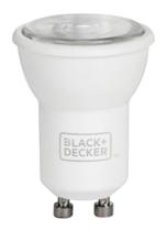 Lâmpada LED Luz Branca Mini Dicroica 3,5W Black+Decker 10 pç