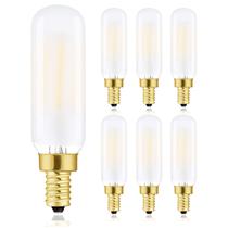 Lâmpada LED LVYE T6.5 regulável E12 2W 2700K 250lm, pacote com 6 Lâmpada LED LVYE T6.5 regulável E12 2W 2700K 250lm, pacote com 6