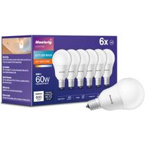 Lâmpada LED Maelsrlg E17 Intermediate Base 6W (60W Equiv) Pacote com 6