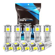 Lâmpada LED Marsauto 194 T10 2825 5SMD 6000K Branca (Pacote com 10)