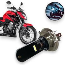 Lâmpada Led Moto Honda Cb 250 Twister H4 6000k Super Branca Lâmpada Led Moto Honda Cb 250 Twister H4 6000k Super Branca