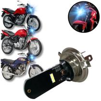 Lâmpada Led Moto Honda Cg 125 150 H4 8000k Efeito Xenon Lâmpada Led Moto Honda Cg 125 150 H4 8000k Efeito Xenon