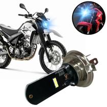 Lâmpada Led Moto Yamaha Xt H4 8000k Efeito Xenon Lâmpada Led Moto Yamaha Xt H4 8000k Efeito Xenon