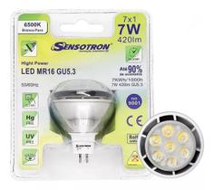 Lâmpada Led Mr16 Dicroica 7W 220V Gu5,3 Branco Frio