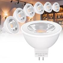 Lâmpada LED Noobibaba MR16 5W 450lm regulável 2700K 12V, pacote com 6