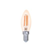 Lâmpada Led Nordecor Filamento Vela C35 4w E14 Bivolt 2400k Branco Quente 1047 Lâmpada Led Nordecor Filamento Vela C35 4w E14 Bivolt 2400k Branco Quente 1047