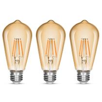 Lâmpada LED NOTOC Vintage Edison 4W 2300K E26 450lm 120V Pacote com 3 Lâmpada LED NOTOC Vintage Edison 4W 2300K E26 450lm 120V Pacote com 3