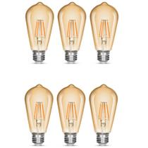Lâmpada LED NOTOC Vintage Edison 4W 2300K E26 450lm 120V Pacote com 6 Lâmpada LED NOTOC Vintage Edison 4W 2300K E26 450lm 120V Pacote com 6