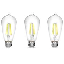 Lâmpada LED NOTOC Vintage Edison 4W 4000K E26 450lm 120V Pacote com 3 Lâmpada LED NOTOC Vintage Edison 4W 4000K E26 450lm 120V Pacote com 3