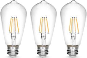 Lâmpada LED NOTOC Vintage Edison 4W 4000K E26 450lm 120V Pacote com 3 Lâmpada LED NOTOC Vintage Edison 4W 4000K E26 450lm 120V Pacote com 3