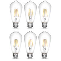 Lâmpada LED NOTOC Vintage Edison 4W 4000K E26 450lm 120V Pacote com 6 Lâmpada LED NOTOC Vintage Edison 4W 4000K E26 450lm 120V Pacote com 6